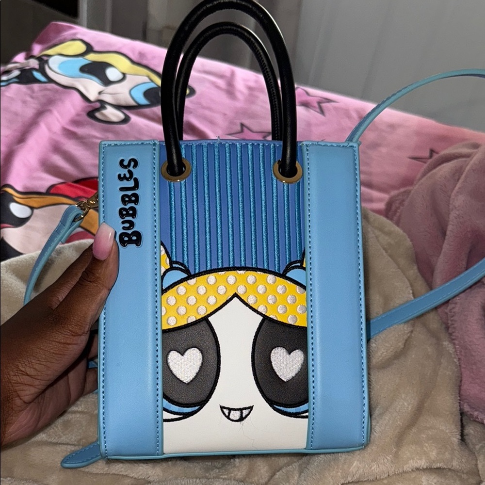 Bubbles Blue and Yellow Women's Bag